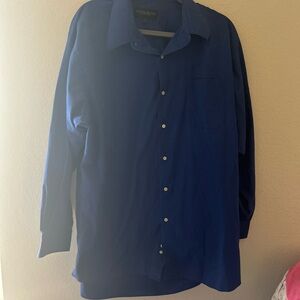 Mens Giorgio Brutini Blue Dress Dress Shirt